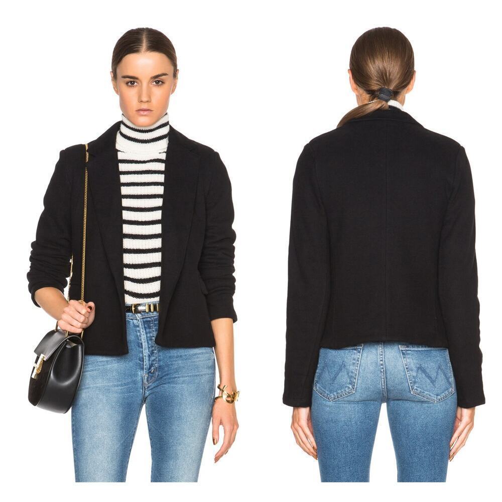 JAMES PERSE Cropped Fleece Coat (3/Large) - Picture 1 of 7